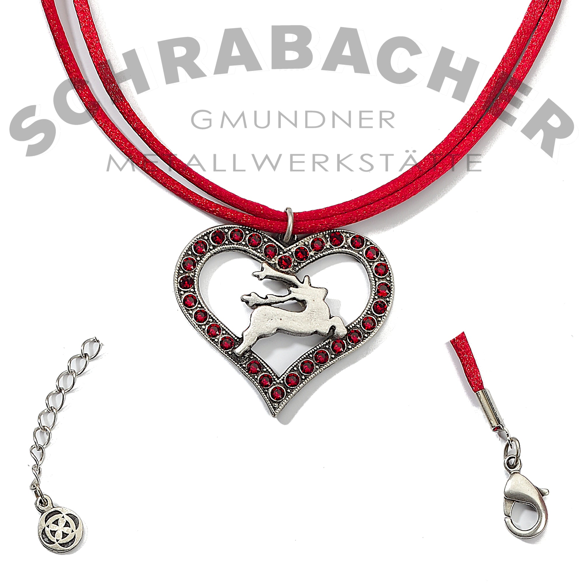 Strasshirschherzbänder