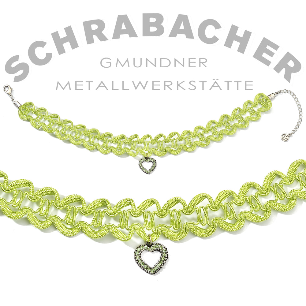 Posamenten Herz Collier