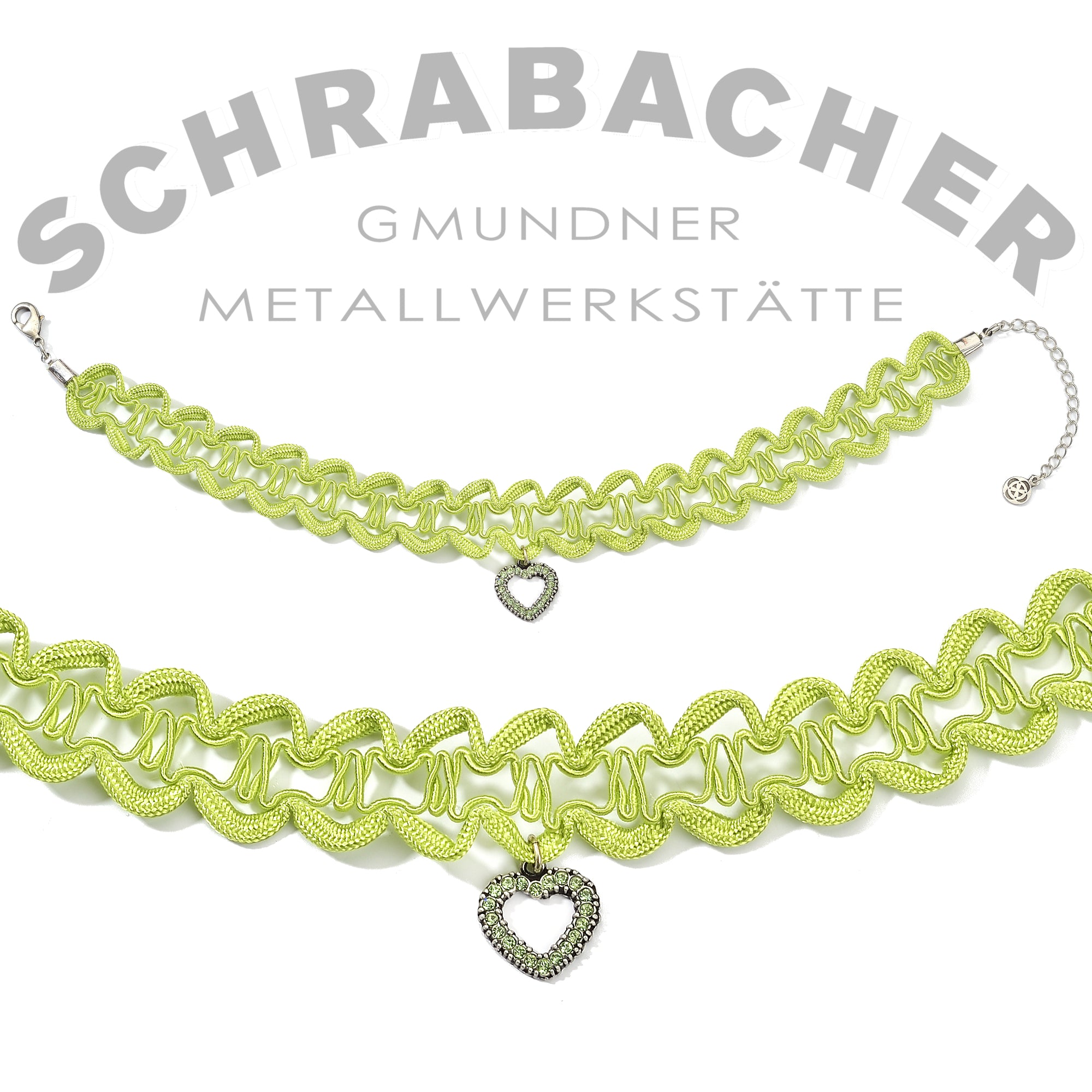 Posamenten Herz Collier