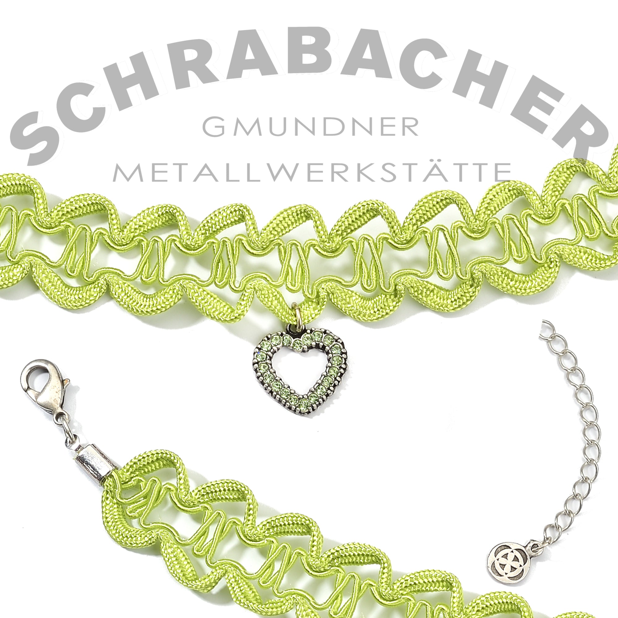 Posamenten Herz Collier