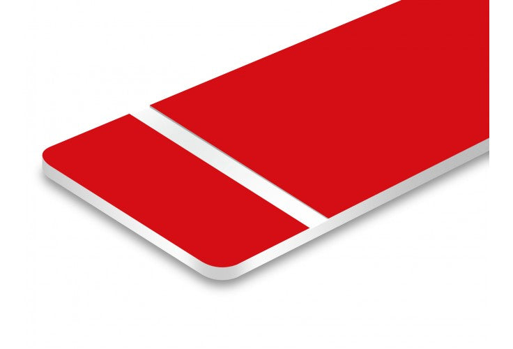 Kunststoffschild 50x20x1,6mm