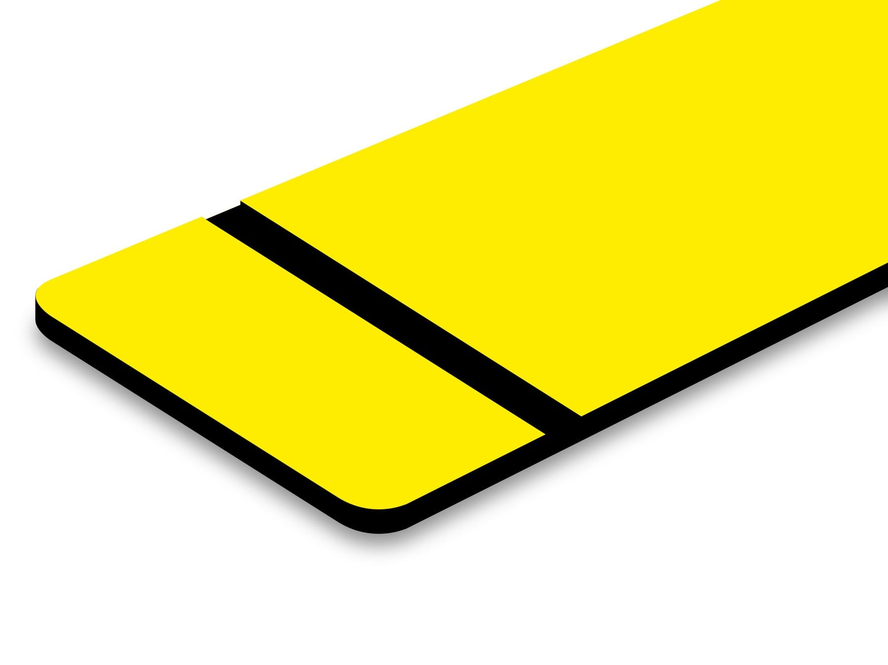 Kunststoffschild 200x120x1,6mm