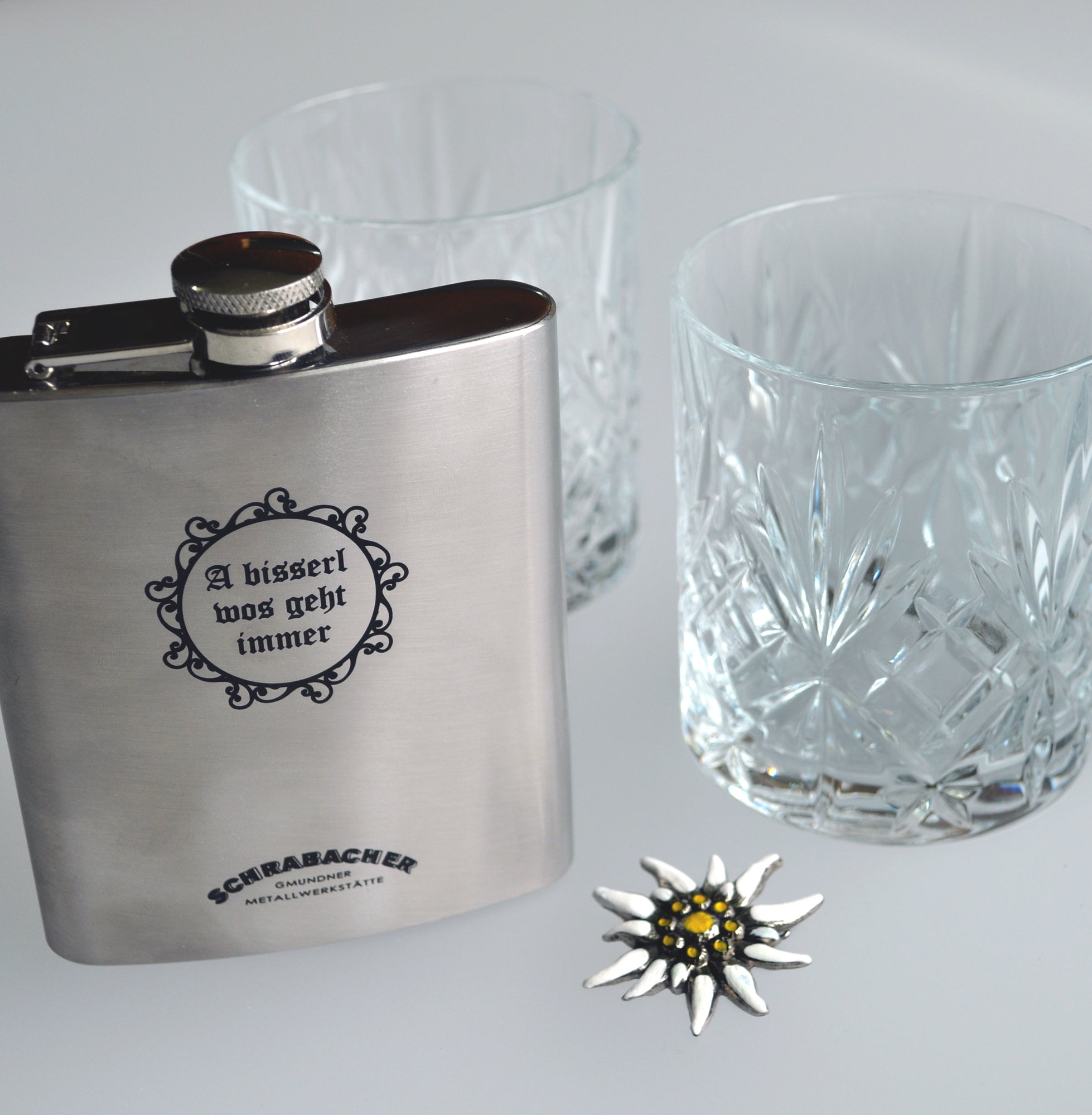 Flachmann Stainless steel 180ml