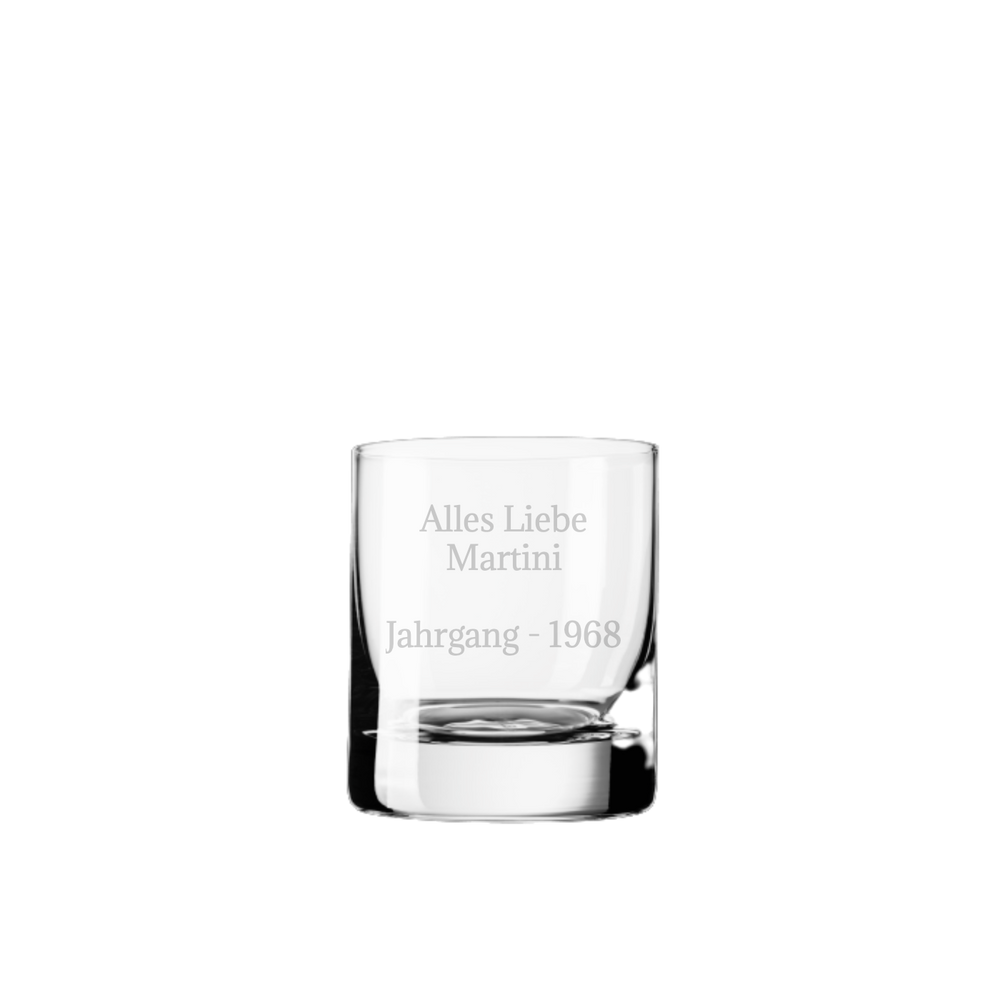 Personalisiertes Whiskey Glas 320ml